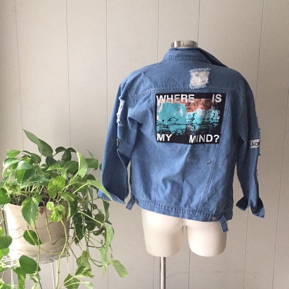 “where is my mind” Jean Jacket